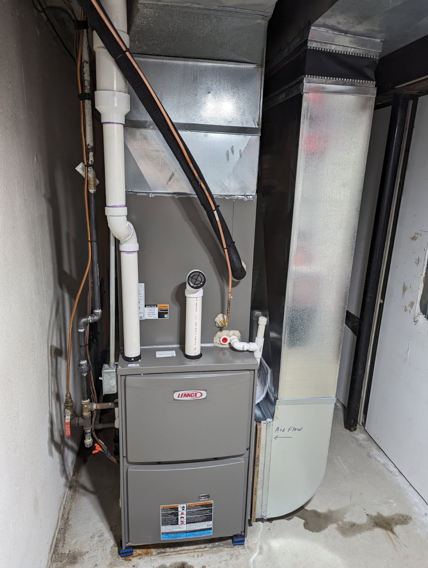 Aire Flo Furnace Condensate Drain Piping Michigan